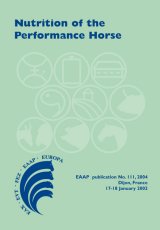 Nutrition of the Performance Horse by Editors V. Julliand and W. Martin-Rosset